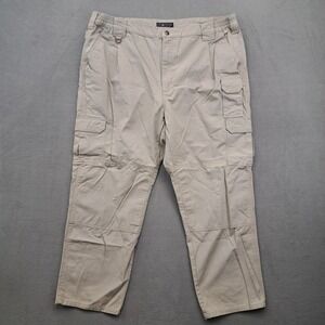 5.11 Tactical Men's Khaki Cargo Pants Size 44x32 Relaxed Fit Utility Work